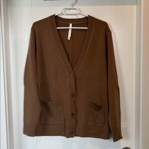 The Group by Babaton Camel Knit Cardigan